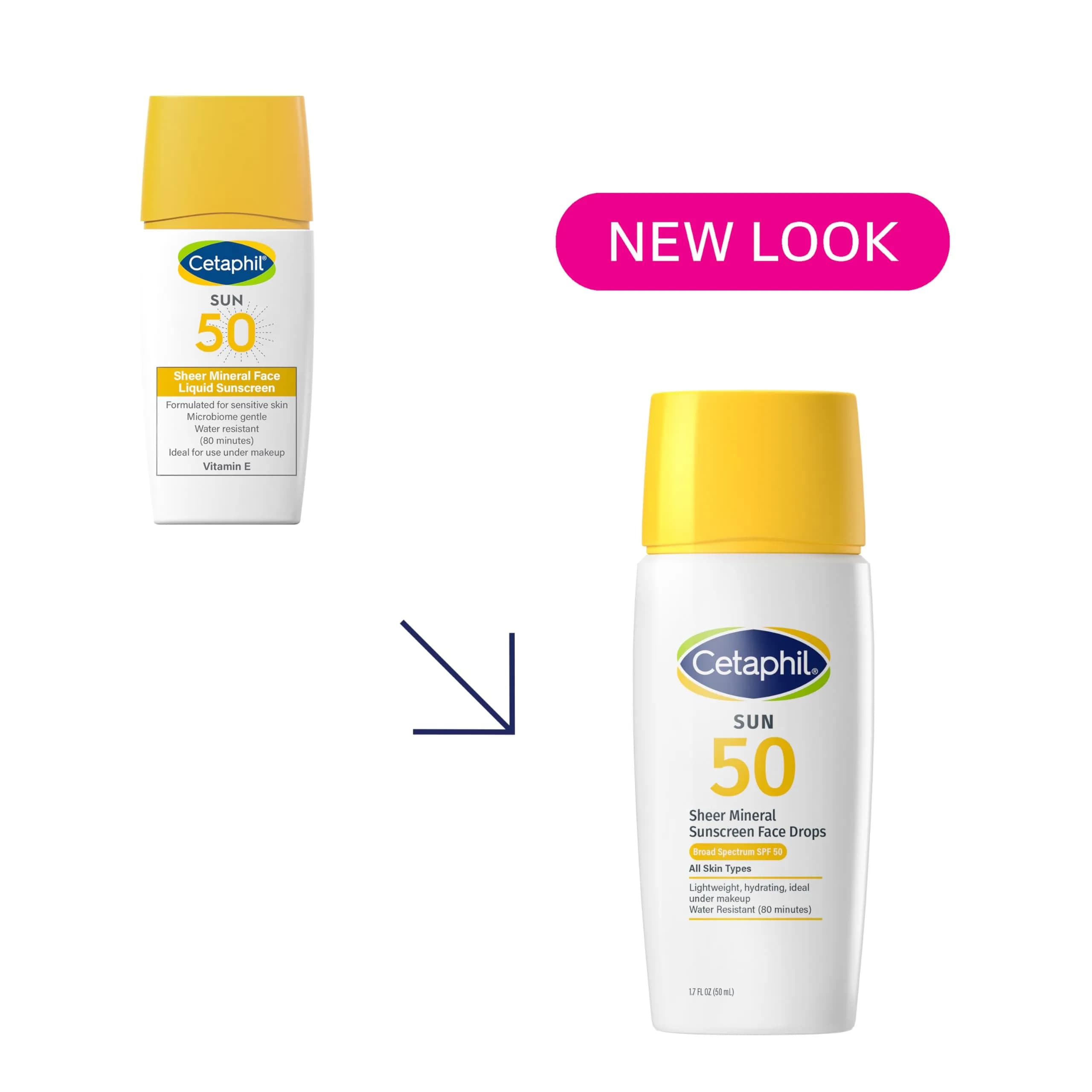 Cetaphil Sheer Mineral Face Liquid Sunscreen SPF 50 102ml (3.4 Fl Oz) | Broad Spectrum UVA/UVB Protection for Sensitive Skin - view 2