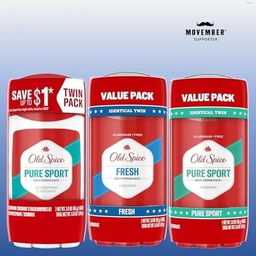 Old Spice High Endurance Aluminum Free Deodorant for Men, Fresh Scent, 3.0 oz (Pack of 12) | 24/7 Odor Protection thumbnail 2