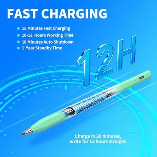 YJSK Galaxy Tab A11+ Stylus Pen for Samsung Tablets | Precise, Fast Charging, Auto Sleep (Green) thumbnail 5