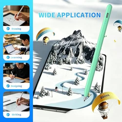 YJSK Galaxy Tab A11+ Stylus Pen for Samsung Tablets | Precise, Fast Charging, Auto Sleep (Green) thumbnail 6