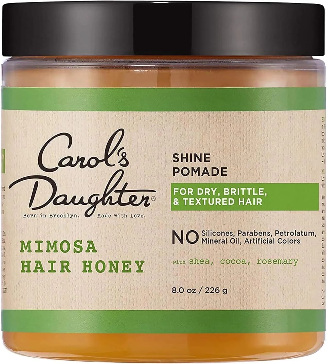 Carol's Daughter Mimosa Hair Honey Shine Pomade for Textured & Curly Hair - Shea Butter & Rosemary Oil, 8 fl oz (Pack of 6) | Moisturizes & Controls Frizz — 8 Ounce