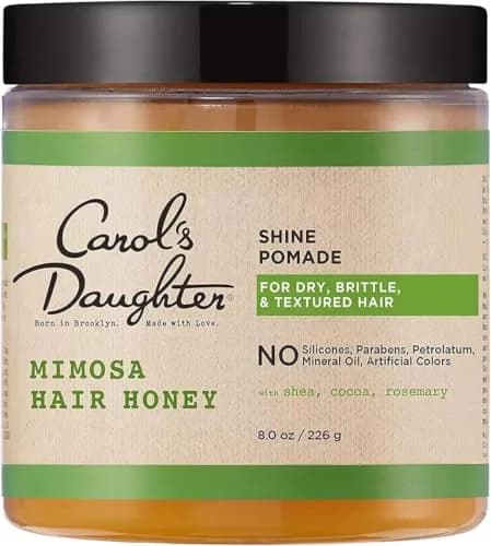 Carol's Daughter Mimosa Hair Honey Shine Pomade for Textured & Curly Hair - Shea Butter & Rosemary Oil, 8 fl oz (Pack of 6) | Moisturizes & Controls Frizz thumbnail 1