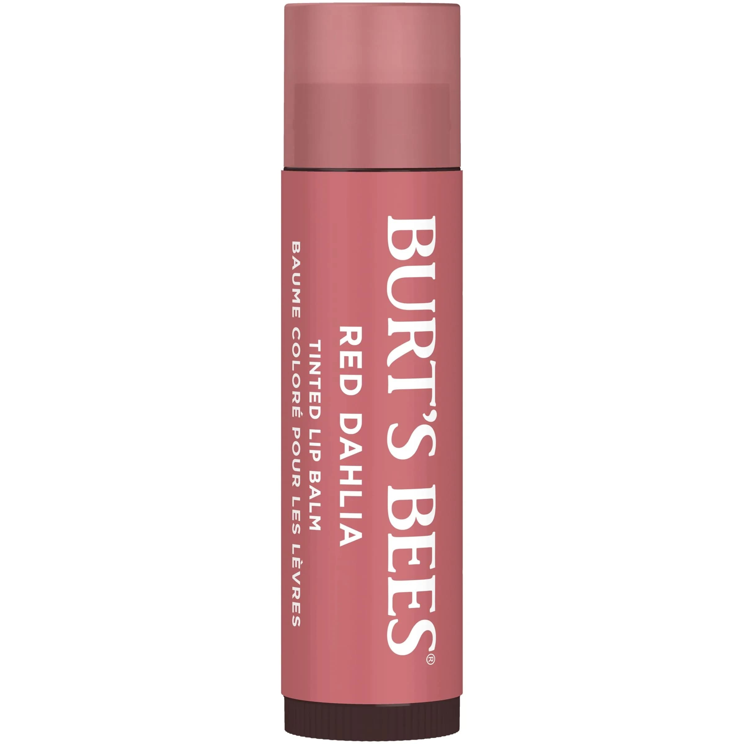 Burt's Bees Tinted Lip Balm, Red Dahlia - 2 Count Pack of 8, 8-Hour Moisture - view 2