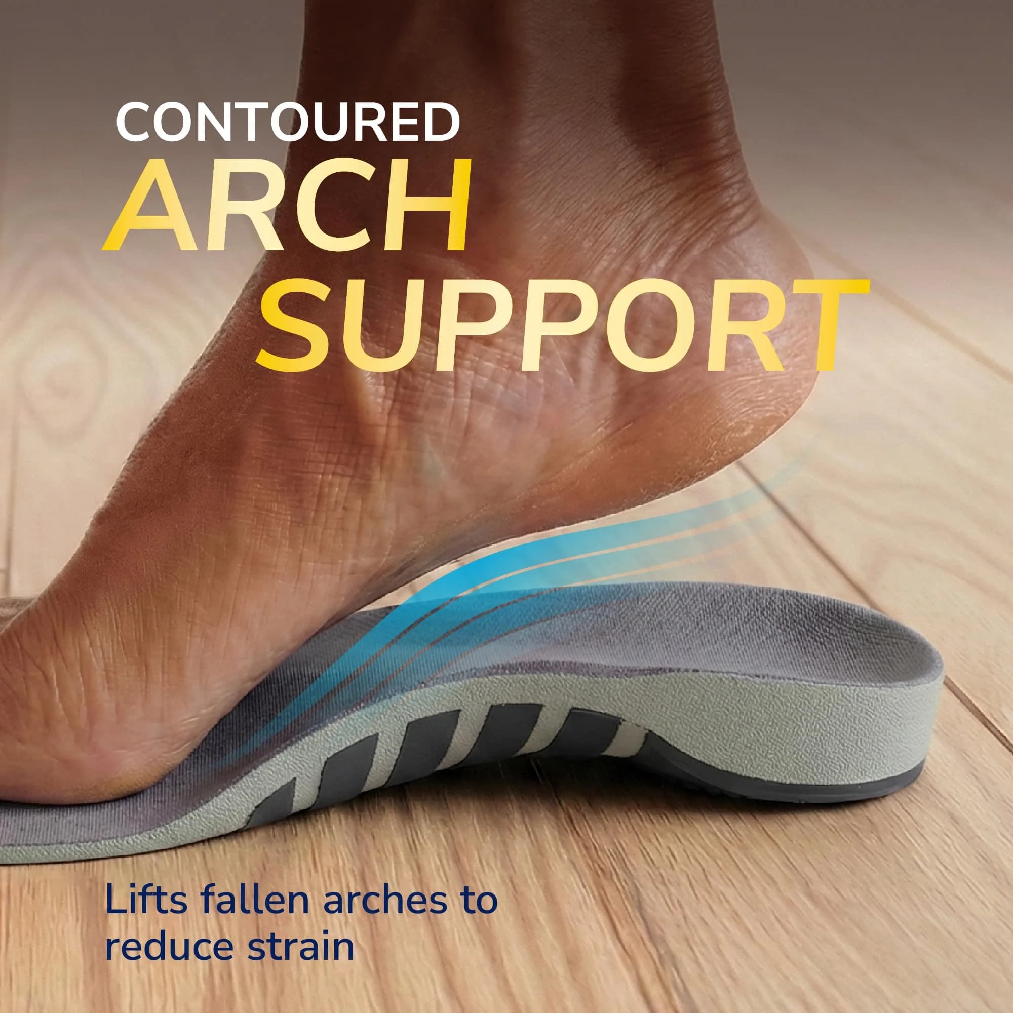 Dr. Scholl's Flat Feet Support Insoles for Men, Size 8-14 (12-Pack) | FDA Approved Arch Support for Overpronation - view 4