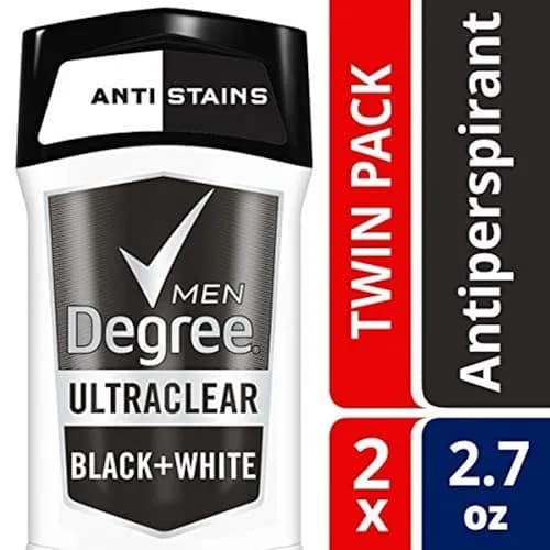 Degree Men UltraClear Black+White Antiperspirant Deodorant 72-Hour Protection 77.4 ml (2.7 oz) | Prevents Stains on Black & White Clothing thumbnail 2