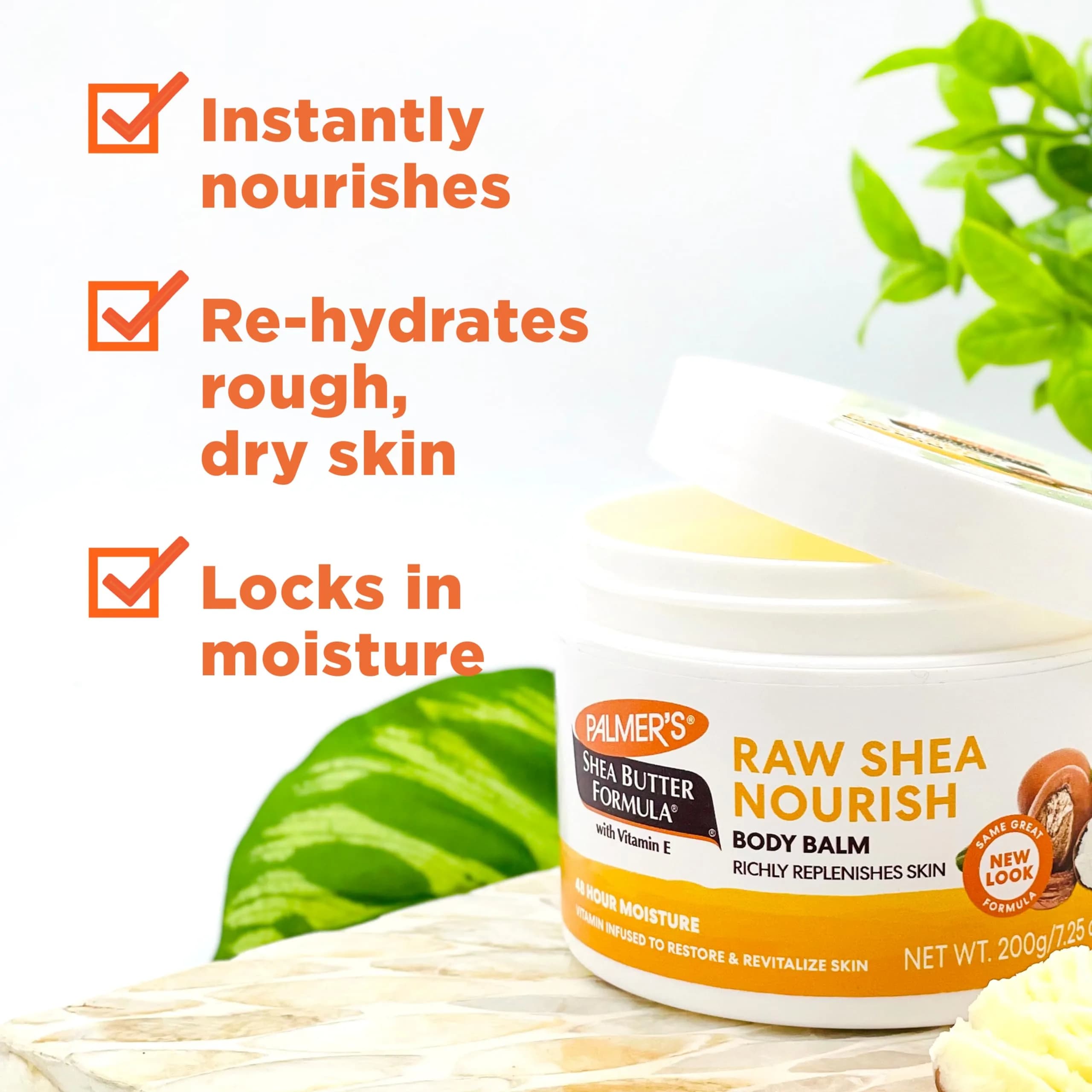 Palmer's Raw African Shea Butter Balm, Pack of 6 - Deeply Nourishes Dry Skin - view 2