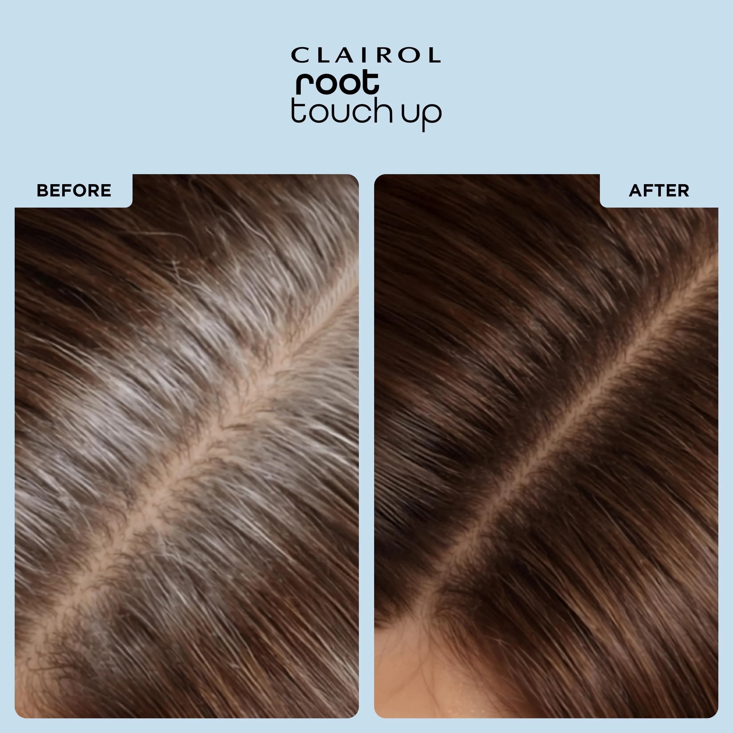 Clairol Root Touch-Up Temporary Concealing Powder, Dark Brown, Pack of 12 | Precision Gray Coverage for On-the-Go - view 5