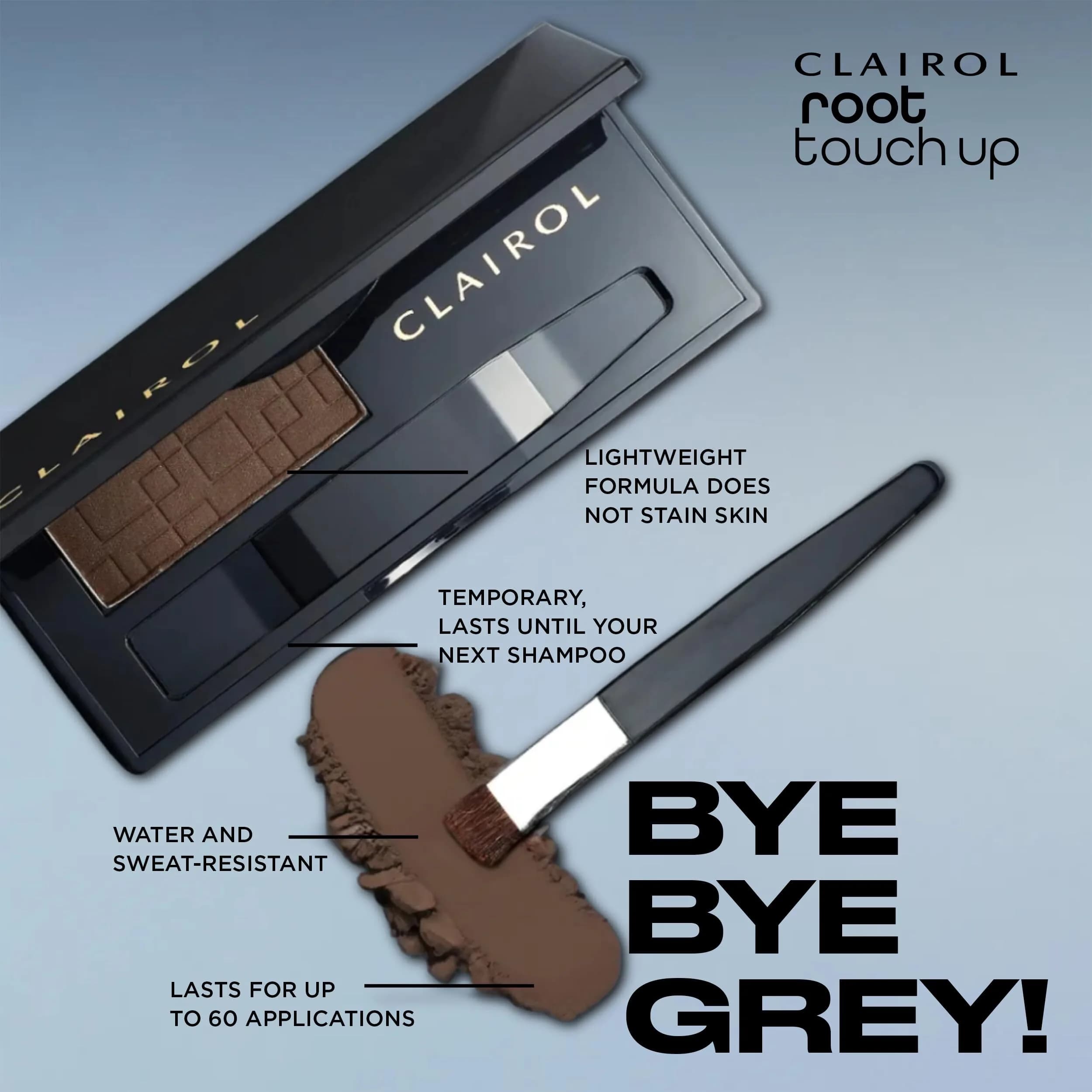 Clairol Root Touch-Up Temporary Concealing Powder, Dark Brown, Pack of 12 | Precision Gray Coverage for On-the-Go - view 8