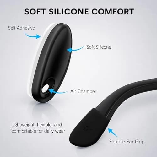 BandSmith Silicone Nose Pads & Ear Grips for Ray-Ban Meta Wayfarer | 8 Pairs Nose Pads + 1 Pair Ear Grips thumbnail 5