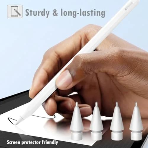 SIXFU Apple Pencil Tips Set | Durable Metal Tips for iPad Pencil (4 PCS) | Compatible with Apple Pencil Pro/USB-C/1st/2nd Gen thumbnail 6