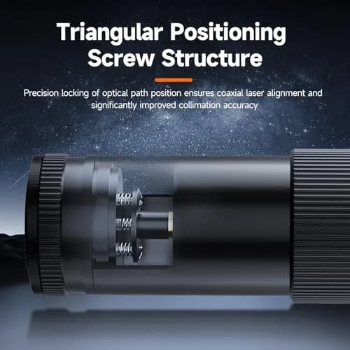 SVBONY SV121 Red Laser Collimator for Telescopes 1.25 Inch | Upgraded Triangular Screw Design & 3-Level Brightness Adjustment thumbnail 2