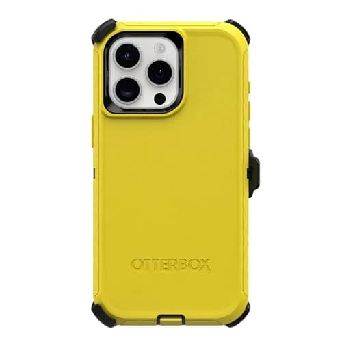 OtterBox Defender Series Case - Night Reverse (Yellow & Black) for iPhone 15 Pro Max | Rugged & Screenless thumbnail 5