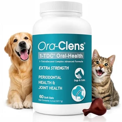 Ora-Clens 1-TDC Softgels for Dog & Cat | Oral & Joint Support, 60 Count thumbnail 1