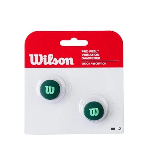 Wilson Blade Pro Feel Dampener 2 Pack - Green | Reduce Shock & Vibration thumbnail 1