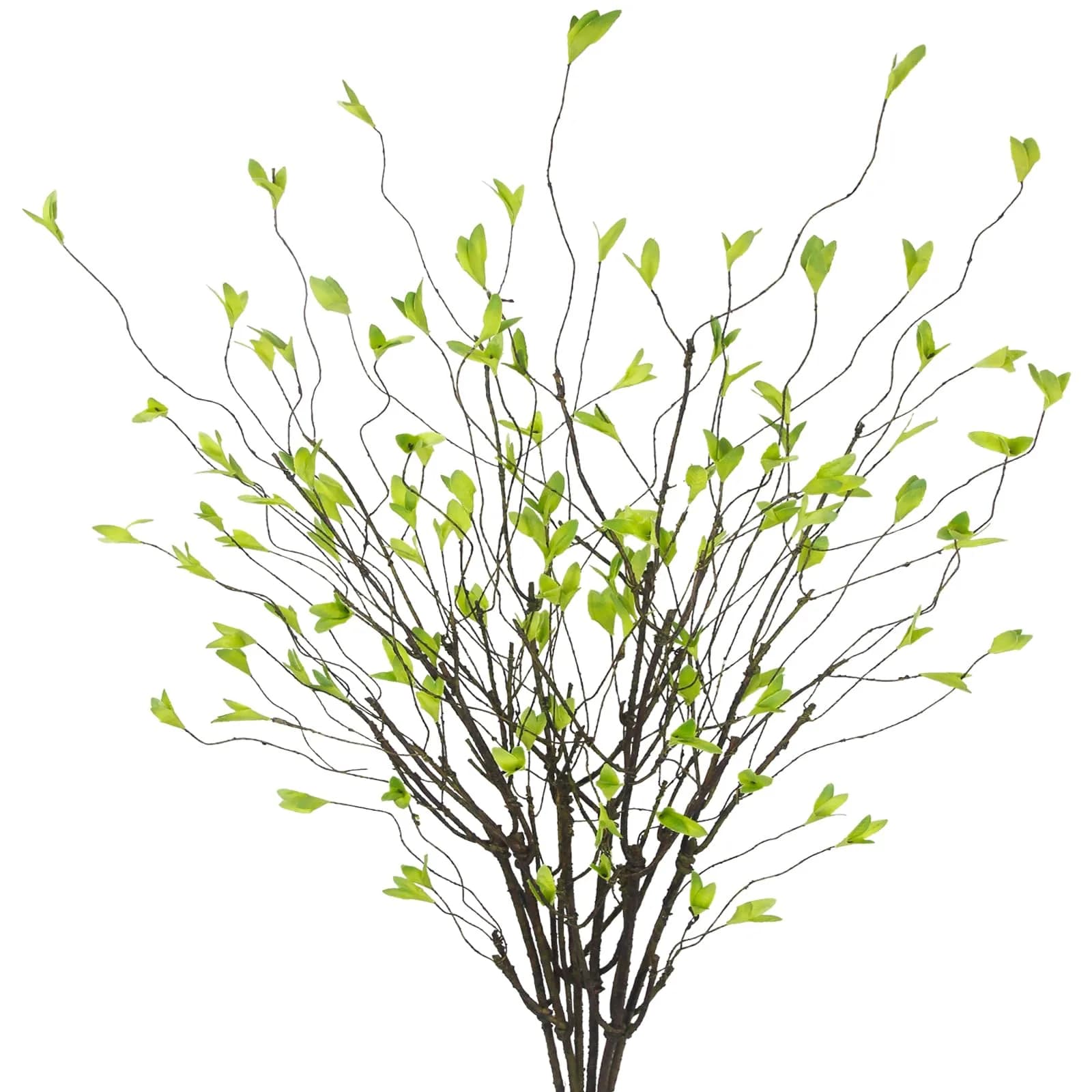 ACRYCS 6Pcs Artificial Greenery Branches 105 cm (41.34 Inches) | Realistic Flexible Ficus Twig Stems for Tall Floor Vase Filler