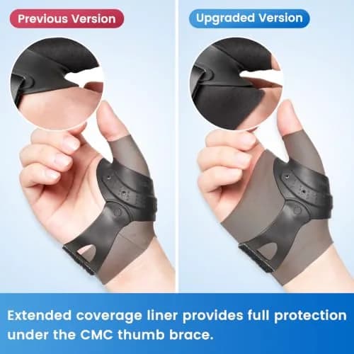 Velpeau Elastic Thumb Wrist Support Brace Large | Splashproof Compression Sleeve for Arthritis & Tendonitis thumbnail 5