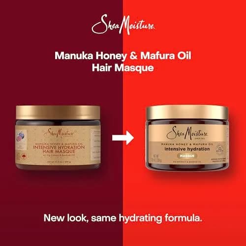 Shea Moisture Intensive Hydration Hair Masque Manuka Honey & Mafura Oil | 326 ml (11.5 oz) thumbnail 3