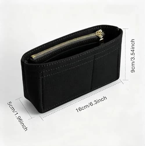 Umiup Felt Mini Purse Bag Organizer for Longchamp Small Tote XS (1.97*6.5*3.15in) | Keeps Handbags Tidy thumbnail 2
