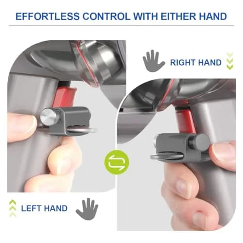 LANMU Trigger Lock for Dyson V15 V11 V10 V8 V7 V6 Cordless Vacuums | Hands-Free Operation, Finger Pain Relief (Grey) thumbnail 3