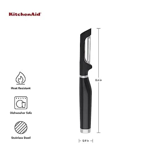 KitchenAid Classic Euro Peeler 8.6 inches | Double-Edge Serrated Blade, Ergonomic Handle, Dishwasher Safe thumbnail 2