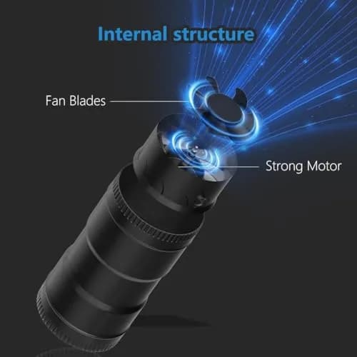 Hon&Guan 4 Inch Inline Duct Fan with Controller - 130 CFM, 6W | Quiet Ventilation for Grow Rooms & Bathrooms thumbnail 4