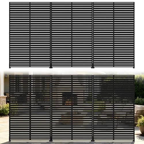Diyfire Privacy Screen Outdoor 72" HDPE Fence Panel for Patio | Rust-Resistant, Weatherproof, Freestanding thumbnail 1