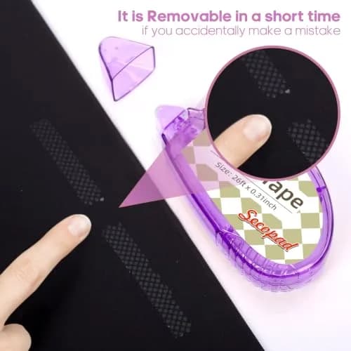 Secopad Double Sided Tape for Crafts, 6 Pack, 0.3in x 26ft Each | Mess-Free Adhesive Roller thumbnail 6