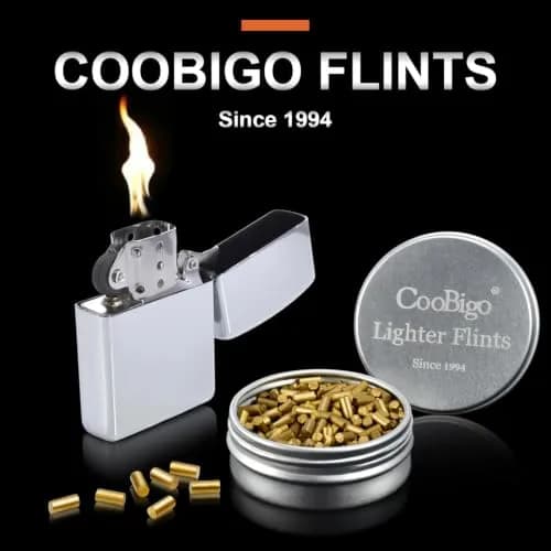 CooBigo 100 Pcs Lighter Flints with 20 Pcs Cotton Wicks | Extend Lighter Life thumbnail 5