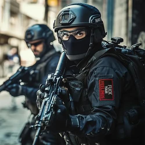 Harsgs 14pcs Funny Tactical Morale Patches Pack with Hook & Loop Backing | Assorted Letter Print thumbnail 5