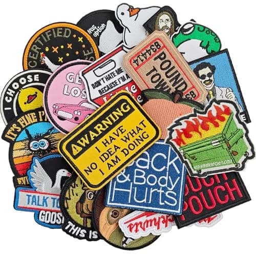 Harsgs Funny Tactical Morale Patches Pack 20pcs (2-3 inch) thumbnail 1