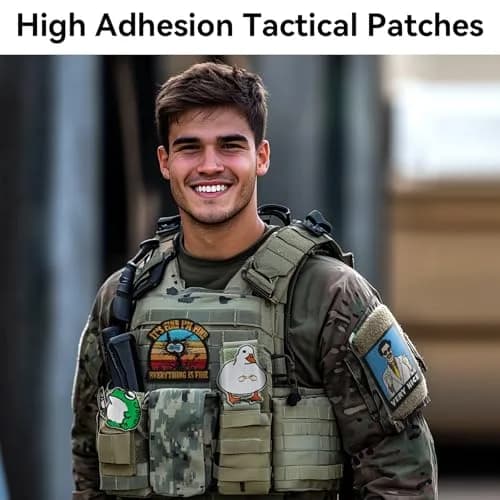 Harsgs Funny Tactical Morale Patches Pack 20pcs (2-3 inch) thumbnail 4