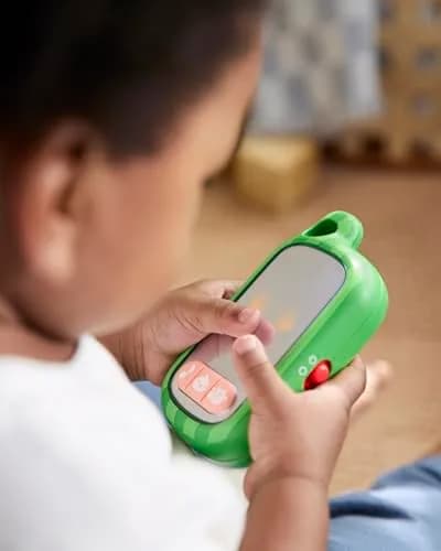 Skip Hop x CoComelon Selfie Phone Baby Toy for Interactive Pretend Play with Mirrored Front Surface, 4 Farm-Themed Songs, 3 Farm Animal Sound Effects and 3 Light-Up Images, Age 6m+ | Farm-Themed Baby Toy thumbnail 2