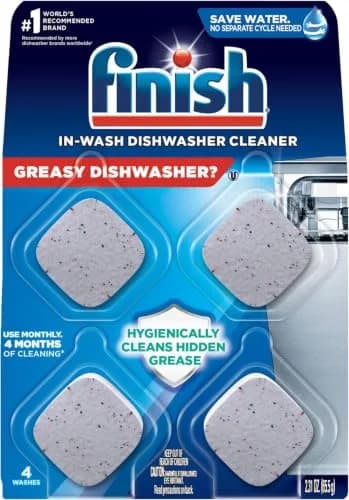 Finish Dishwasher Cleaner Tablets 32 Count (Pack of 8) | Deep Cleans Hidden Grease & Grime thumbnail 1