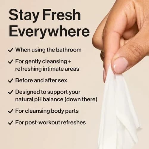 The Honest Company Hypoallergenic Flushable Wipes Tropical Leaves 126 Count (Pack of 3) | Sewer + Septic Safe, Plant-Based Cloth thumbnail 5