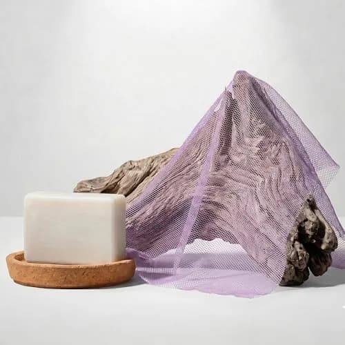 UJFQBH Authentic African Net Sponge 3 Pack, Exfoliating Body Scrubber for Gentle Daily Exfoliation, Deep Cleansing Back Scrubber for Hard to Reach Areas, Quick Drying Shower Essential Ocean Blue thumbnail 6