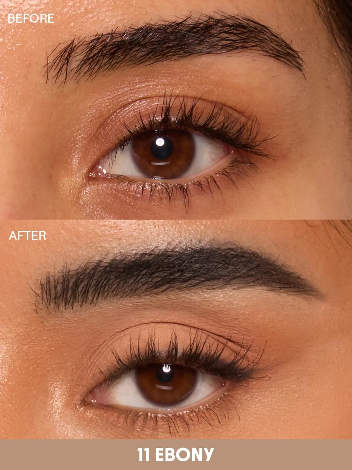 SHEGLAM Dual-Sided Eyebrow Pencil 11 Ebony | Waterproof Matte Cream & Liquid Pen - view 2