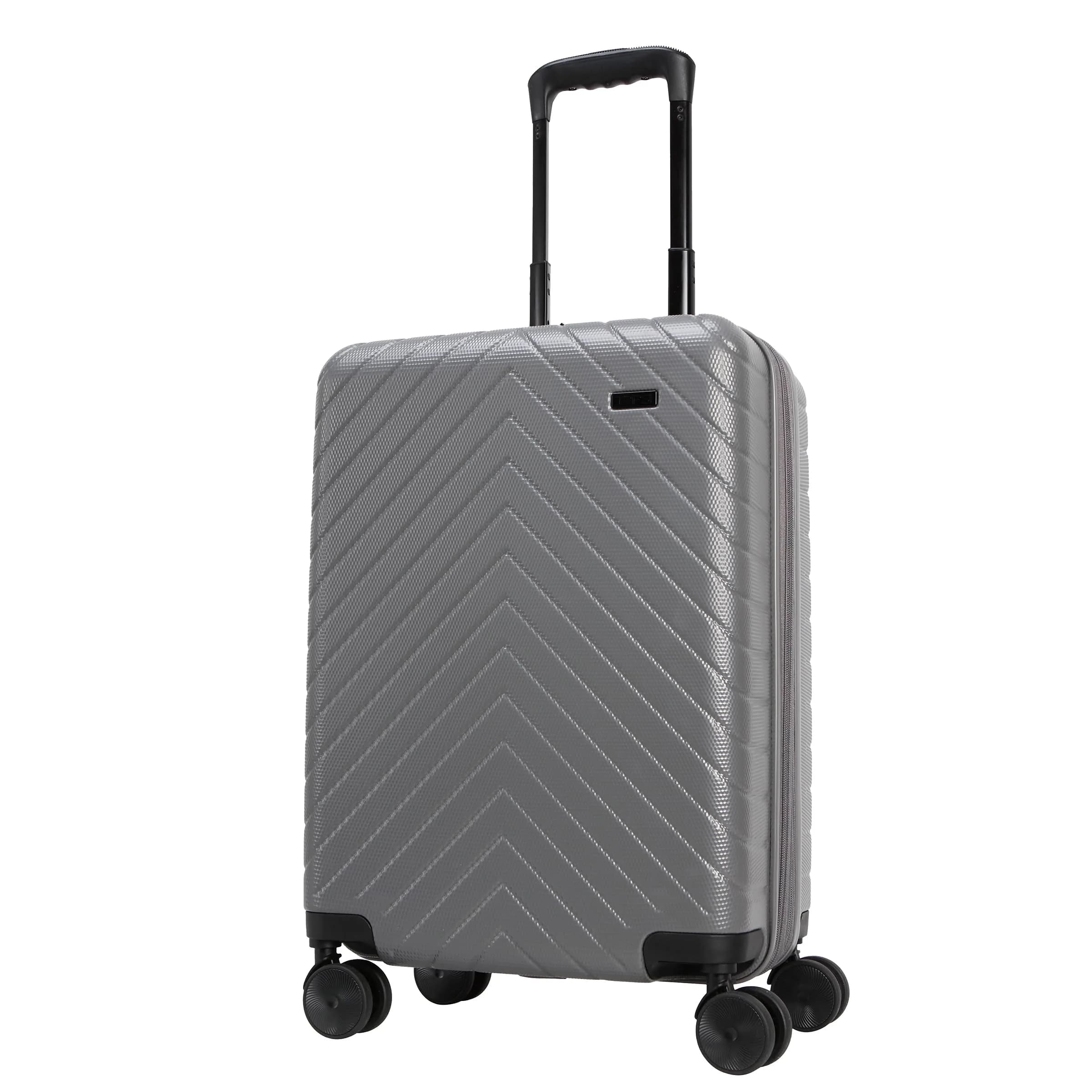 TRIPS RIDGELINE 20-Inch Carry-On Lightweight Durable Hardside Luggage, Granite | 8-Wheel Spinner Cabin Size — Granite