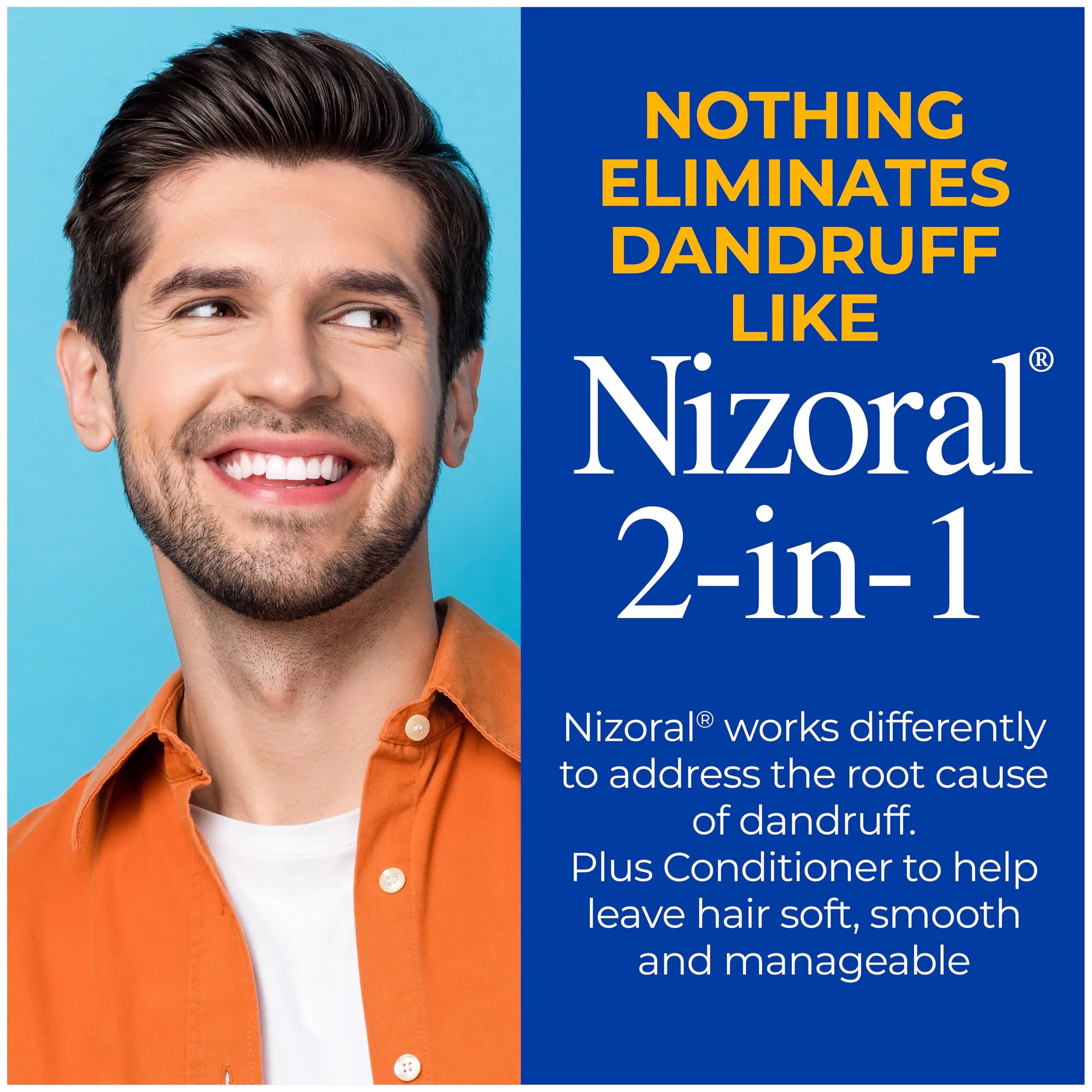 Nizoral 2-in-1 Anti-Dandruff Shampoo and Conditioner 800ml (28 Fl Oz) | Ketoconazole 1% for Scalp Health - view 3