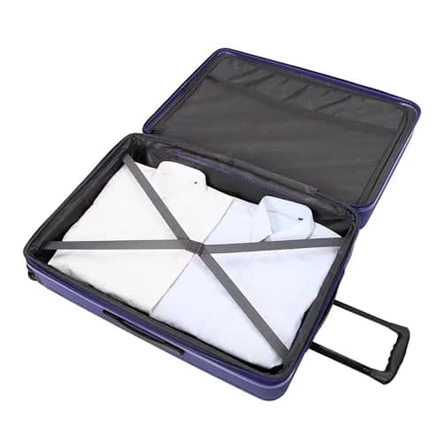 TRIPS AXIS 28-Inch Lightweight Durable Hardside Suitcase Navy | 8-Wheel Spinner with Tech-Ready Front thumbnail 5