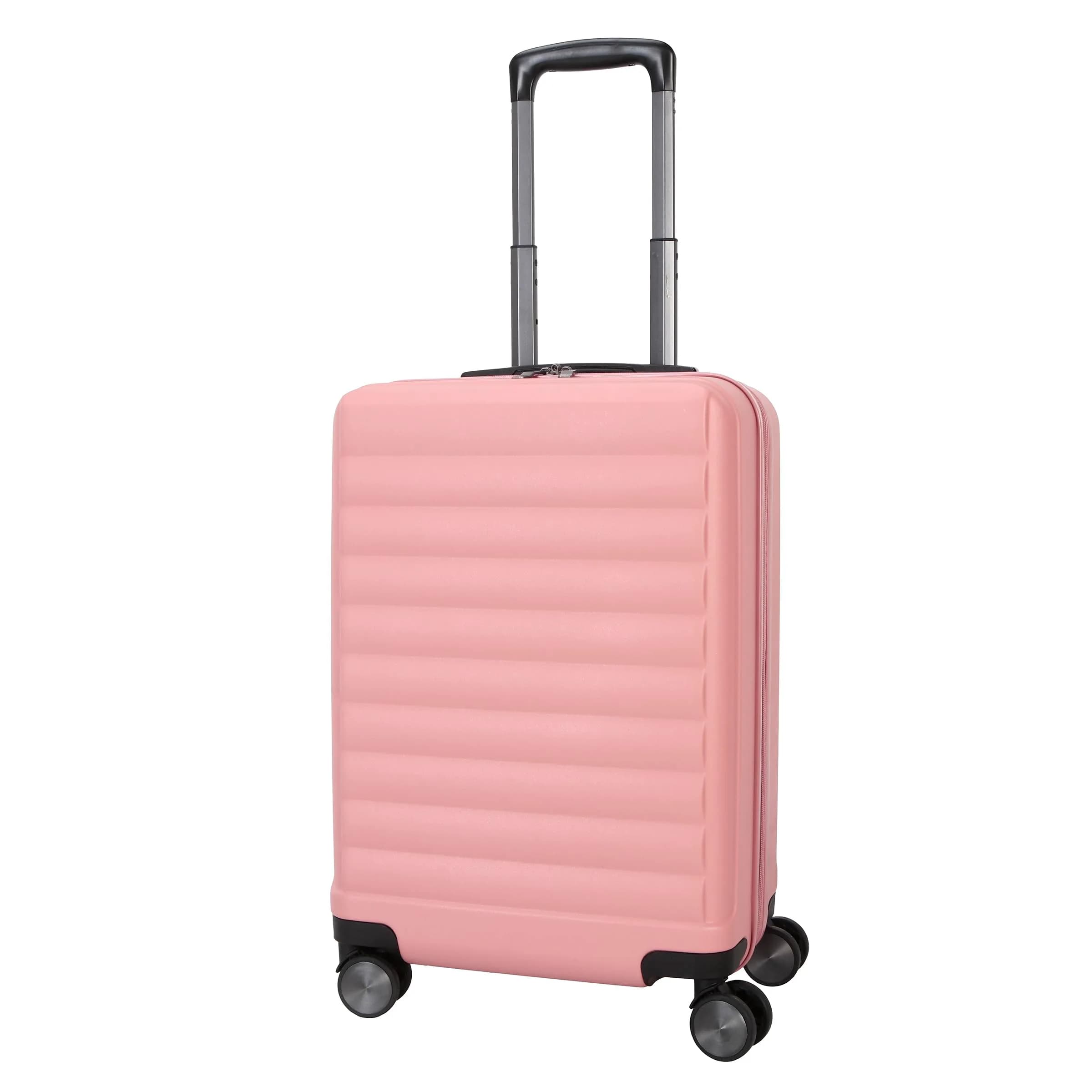 TRIPS EON 20-Inch Carry-On Lightweight Durable Hardside 8-Wheel Spinner Cabin Size Luggage, Ash Rose | 20" Hard Shell for Travel — Ash Rose