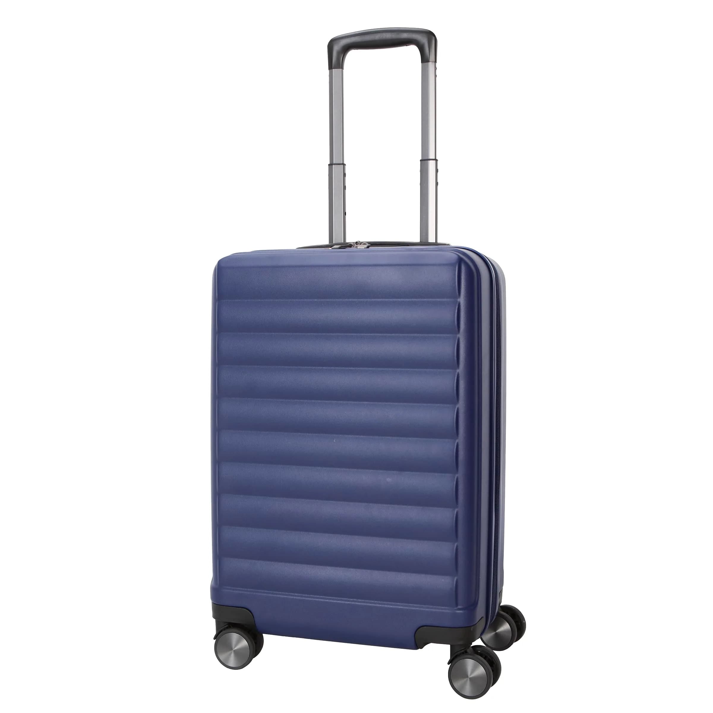 TRIPS EON 20-Inch Carry-On Lightweight Durable Hardside 8-Wheel Spinner Cabin Size Luggage, Ash Rose | 20" Hard Shell for Travel — Blue Ribbon / CARRY ON