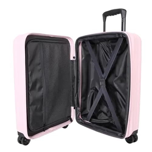 TRIPS AXIS 20-Inch Carry-On Lightweight Durable Hardside 8-Wheel Spinner Cabin Size Luggage, Lilac thumbnail 3