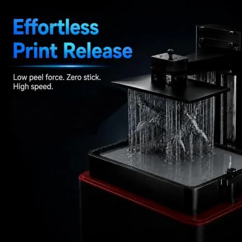 Siraya Tech NFEP 2.0 Pro Release Film 145μm (2 Pcs, A4 Size) | Ultra-Low Peel Force for High-Speed Resin Printing thumbnail 2
