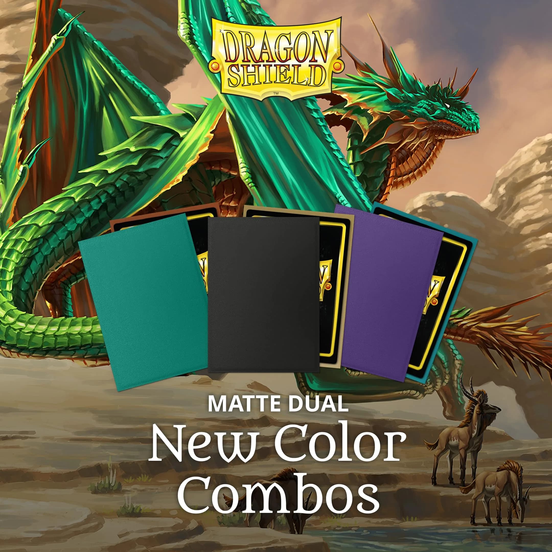 Dragon Shield Matte Dual Standard Size Card Sleeves (100ct, Black & Gold) | USA Import for TCGs - view 9