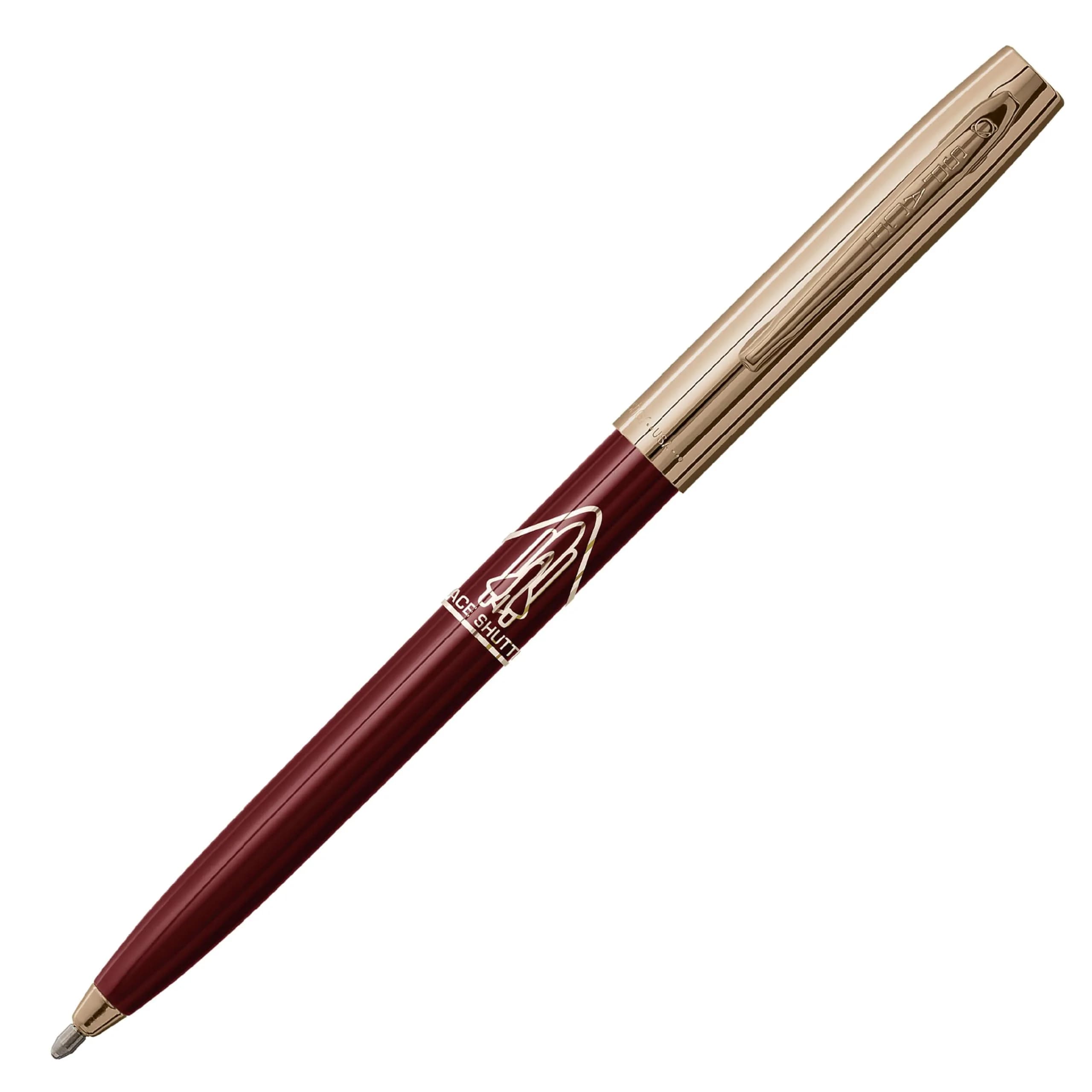 Fisher Space Pen Cap-O-Matic Burgundy Barrel / Gold Cap Space Shuttle Imprint - main product image