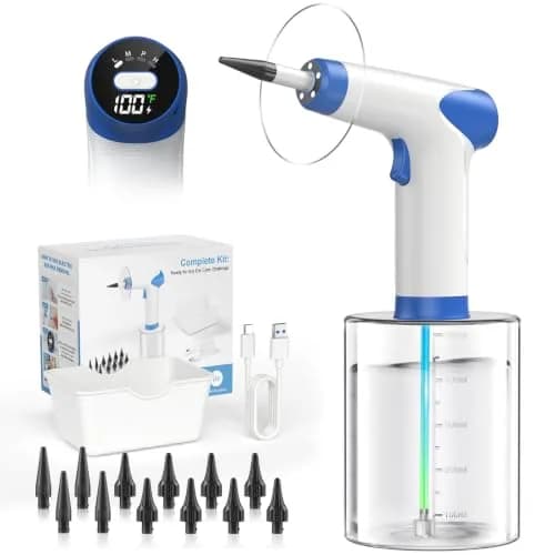 featjoy Electric Ear Wax Removal Kit with AI Chip & Real-Time Temp Display | 500ml Water Tank, 12 Modes, 180-Day Battery thumbnail 1