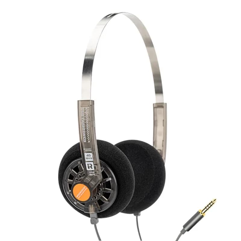 Moondrop Old Fashioned On-Ear Headphones Silver | 32Ω Impedance, 40mm Driver, 0.78mm 2pin Cable thumbnail 1