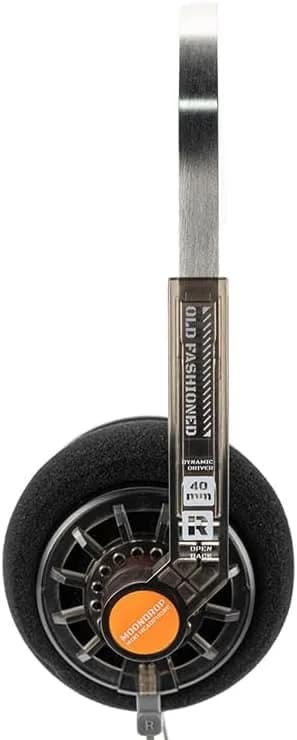 Moondrop Old Fashioned On-Ear Headphones Silver | 32Ω Impedance, 40mm Driver, 0.78mm 2pin Cable thumbnail 3