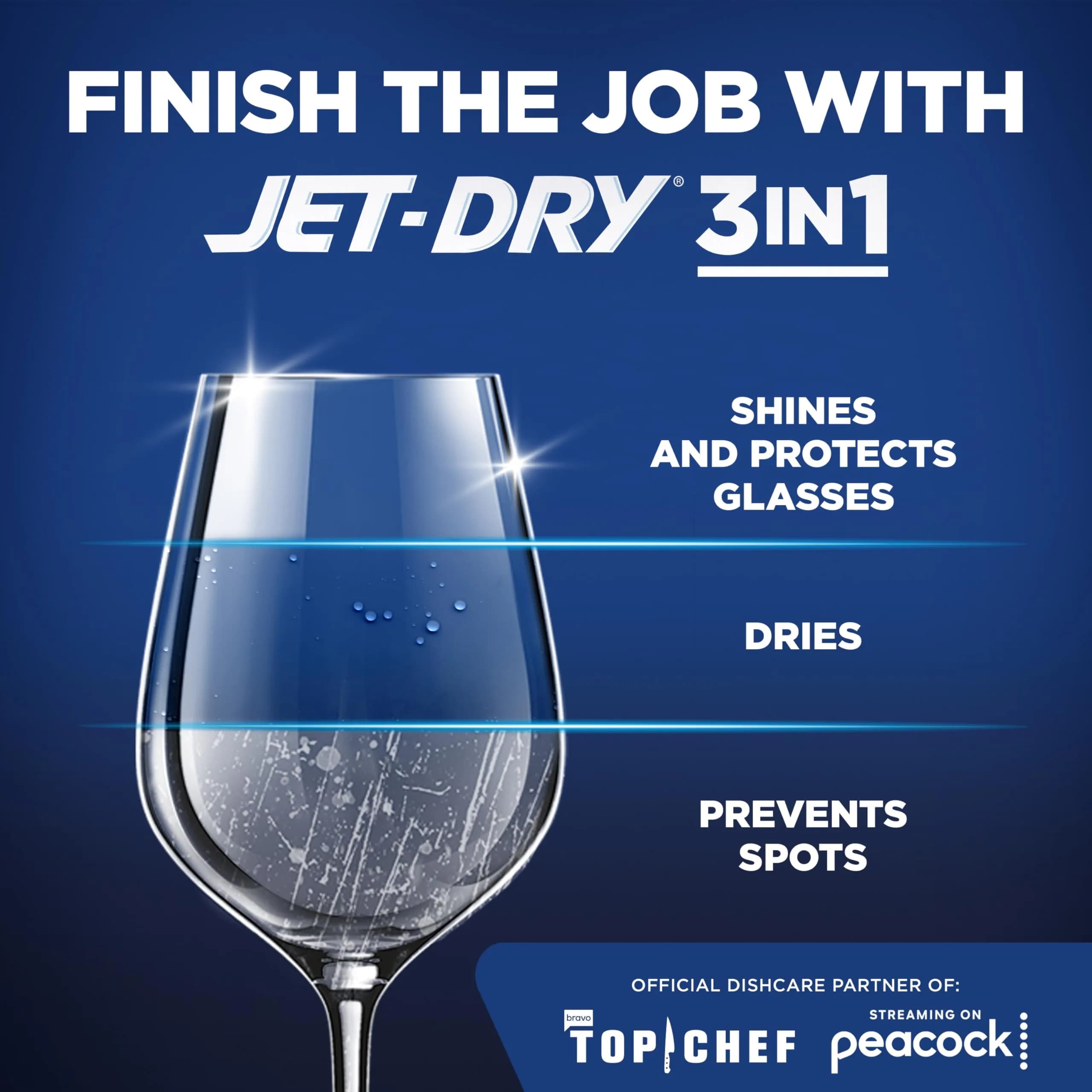 Finish Jet-Dry Dishwasher Rinse Aid Liquid, 32 oz (Pack of 2) - Prevents Spots & Residues - view 3
