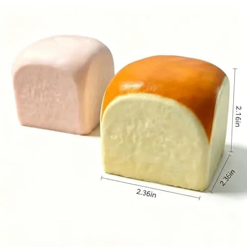 Generic Dumpling Squishy Stress Balls 2-Pack | Slow Rising, Non-Toxic, PU Material thumbnail 2